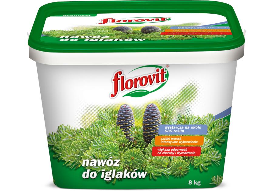 Zdjęcie: Nawóz do iglaków Florovit do iglaków wiadro 8 kg