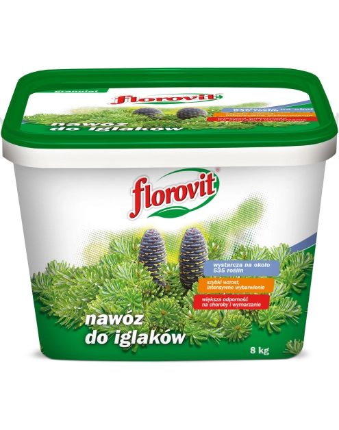 Zdjęcie: Nawóz do iglaków Florovit do iglaków wiadro 8 kg