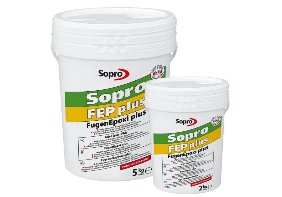 Zdjęcie: Fuga epoksydowa Plus szary 15 1508, 2 kg SOPRO