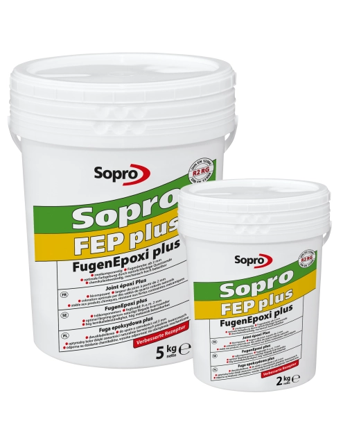 Zdjęcie: Fuga epoksydowa Plus szary 15 1508, 2 kg SOPRO
