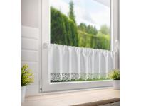 Zdjęcie: Firana gotowa Claire na taśmie 150 x 30 cm biały EUROFIRANY