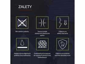 Uszczelniacz dekarski kauczukowy ceglany 310 ml TYTAN PROFESSIONAL