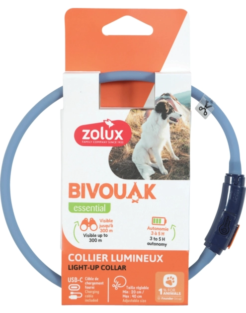 Zdjęcie: Obroża LED dla szczeniąt 20-40 cm ZOLUX
