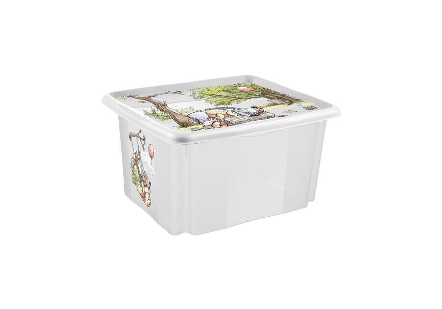 Zdjęcie: Pojemnik obrotowy z pokrywą Karolina winnie the pooh 24 L transparentny KEEEPER