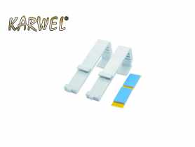 Zaczepy plastikowe górne długie Mini 2 szt. KARWEL