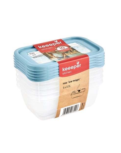 Zdjęcie: Komplet 5 sztuk pojemnika Mia Magic 0,5 L KEEEPER