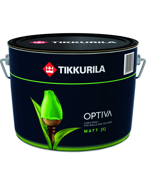 Zdjęcie: Farba lateksowa Optiva Matt 5 Eco Ba 9 L TIKKURILA