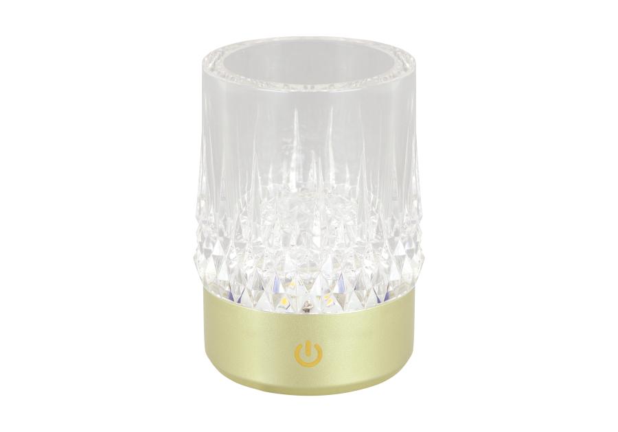 Zdjęcie: Lampka stołowa SMD LED Gral Crystal WW kolor przezroczysty max 2 W STRUHM