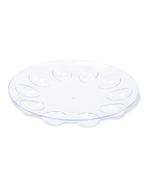 Zdjęcie: Talerzyk do jaj 23 cm bąble transparentny ALTOMDESIGN