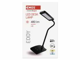 Lampa biurkowa LED Eddy czarna, WW,NW,CW EMOS