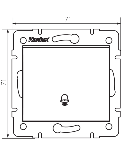 Zdjęcie: Łącznik zwierny dzwonek Logi 02-1030-142 MOWION