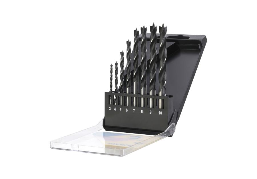 Zdjęcie: Wiertła do drewna z końcówką pilotującą - komplet 8 sztuk STANLEY