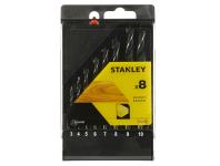 Zdjęcie: Wiertła do drewna z końcówką pilotującą - komplet 8 sztuk STANLEY
