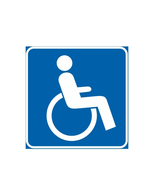 Zdjęcie: Oznaczenie "Niepełnosprawni" 10,5x10,5 cm METRO