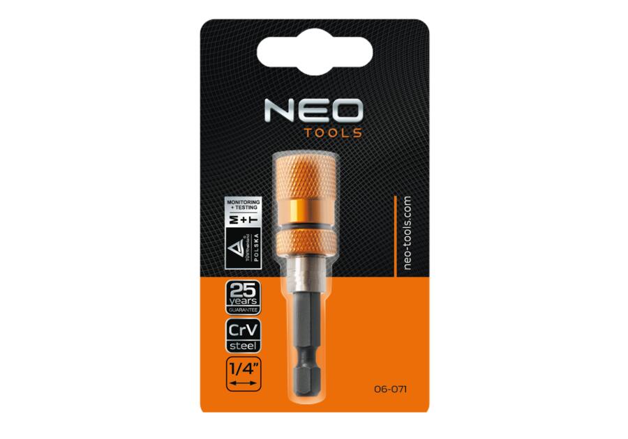 Zdjęcie: Uchwyt do końcówek, 1/4", 60 mm NEO