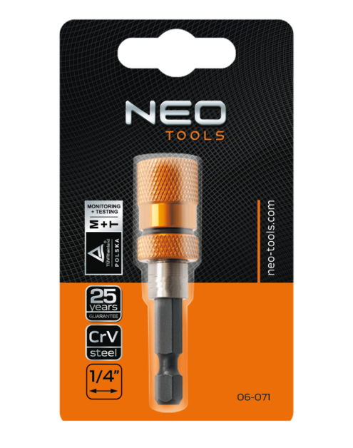 Zdjęcie: Uchwyt do końcówek, 1/4", 60 mm NEO