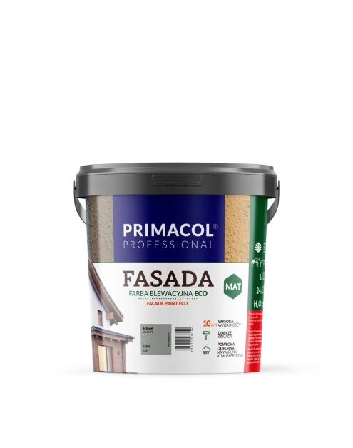 Zdjęcie: Farba Fasada Eco szary 0,9 L PRIMACOL