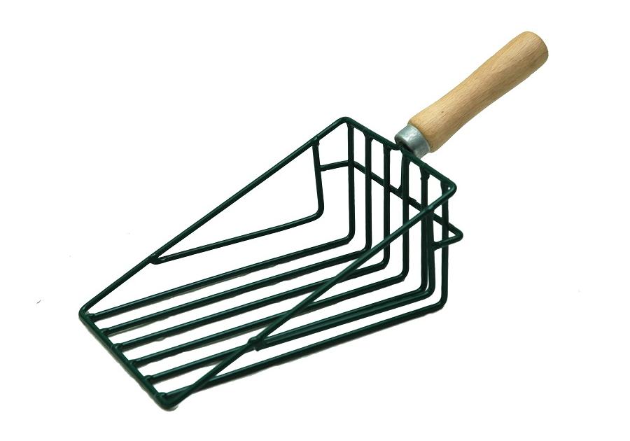 Zdjęcie: Szufelka do warzyw 150 mm z trzonkiem drewnianym PROFIX