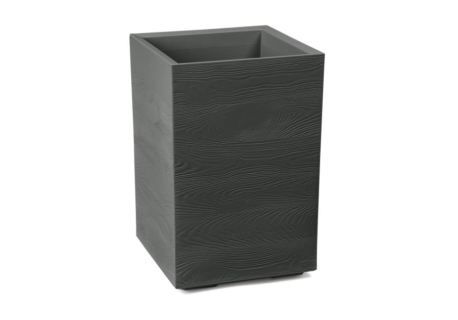 Zdjęcie: Kwietnik Karo 400x400x600 mm deska recycled, antracyt LAMELA