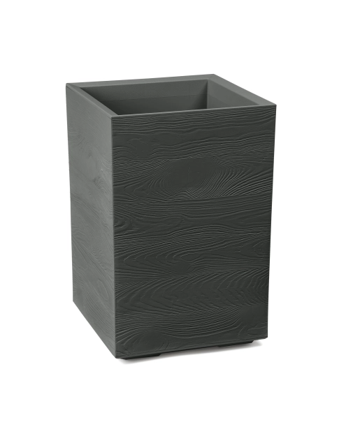 Zdjęcie: Kwietnik Karo 400x400x600 mm deska recycled, antracyt LAMELA