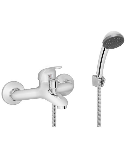 Zdjęcie: Bateria wannowa z zestawem natryskowym Mitris chrom INVENA