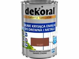 Emalia ftalowa Emakol Strong orzech średni 0,9 L DEKORAL
