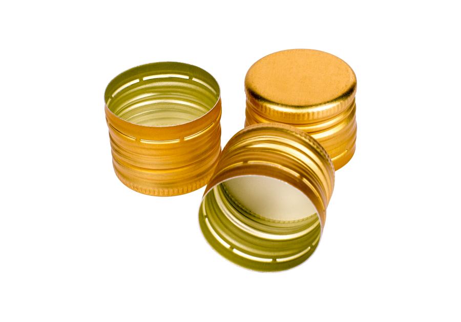 Zdjęcie: Zakrętka do butelek 31,5/24 mm złota - 6 szt. BROWIN
