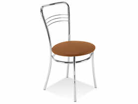 Krzesło Argento chrome brązowy V-49 NOWY STYL