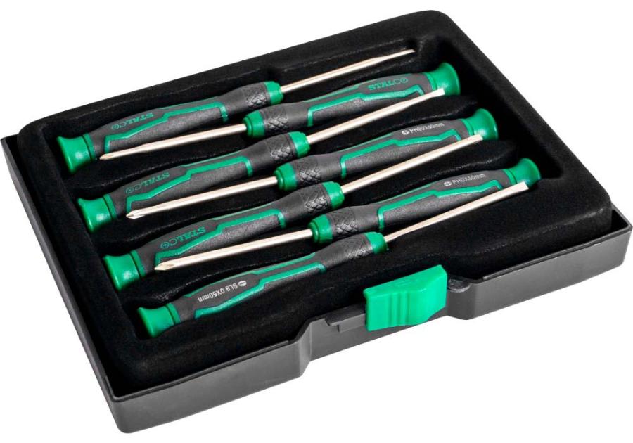 Zdjęcie: Wkrętaki 7 elementów precyzyjne s-12406 STALCO