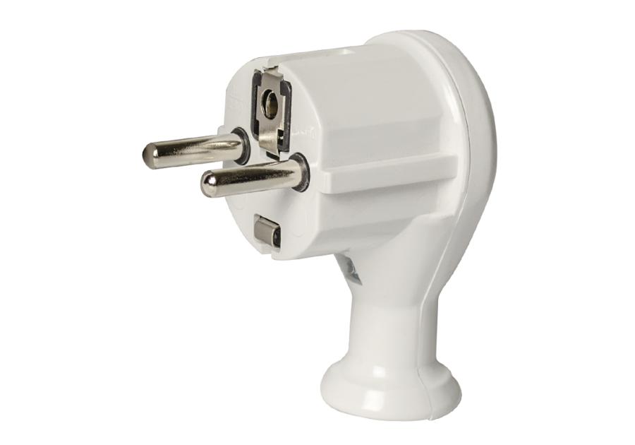 Zdjęcie: Wtyczka kątowa, biała WT-50 DPM SOLID