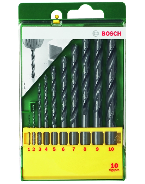 Zdjęcie: Wiertła HSS-R 10 sztuk BOSCH