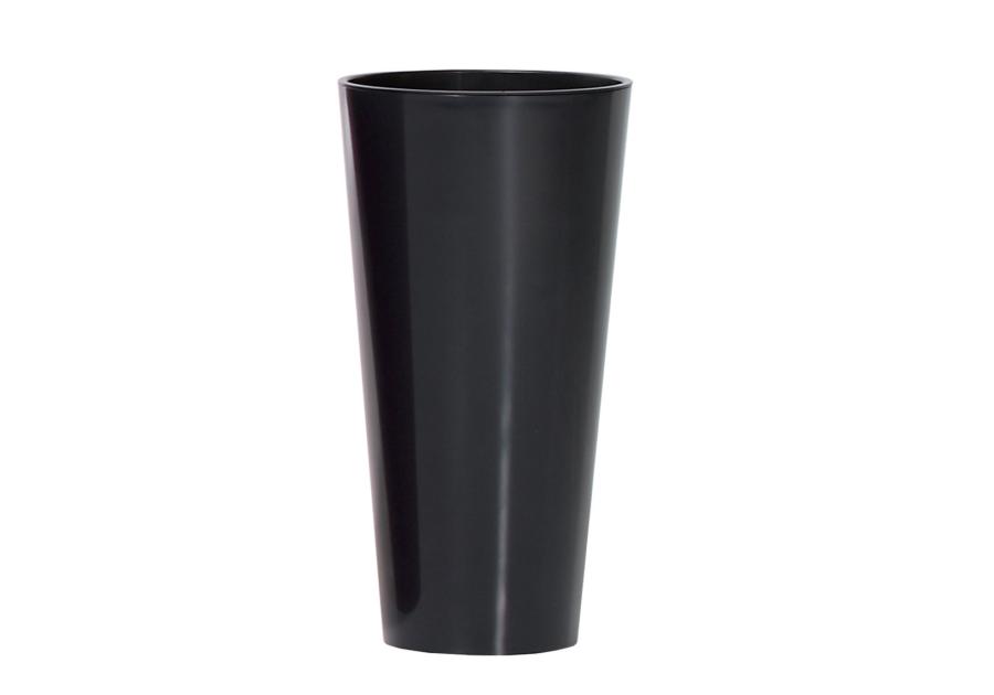 Zdjęcie: Doniczka Tubus Slime Shine antracyt 20 cm PROSPERPLAST