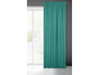 Zdjęcie: Zasłona gotowa Logan na taśmie 135x270 cm turkusowy EUROFIRANY