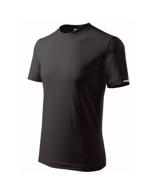 Zdjęcie: Koszulka męska T-shirt L czarna 100% bawełna DEDRA