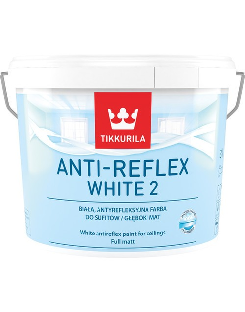 Zdjęcie: Farba biała Antireflex 10 L TIKKURILA