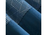 Zdjęcie: Zasłona Gala 140x250 cm granatowa na przelotkach EUROFIRANY