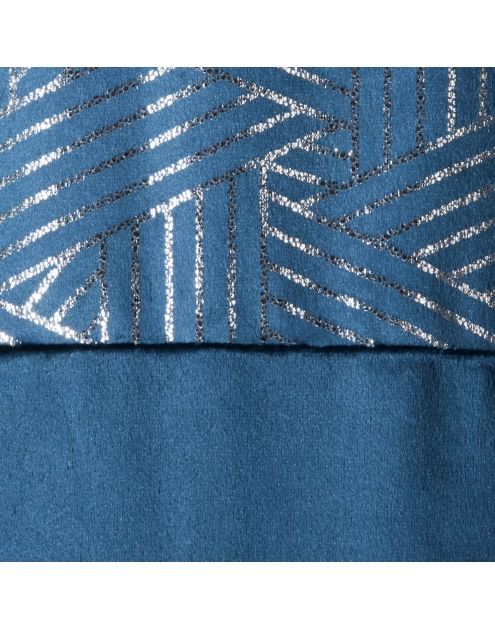 Zdjęcie: Zasłona Gala 140x250 cm granatowa na przelotkach EUROFIRANY