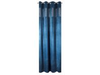 Zdjęcie: Zasłona Gala 140x250 cm granatowa na przelotkach EUROFIRANY