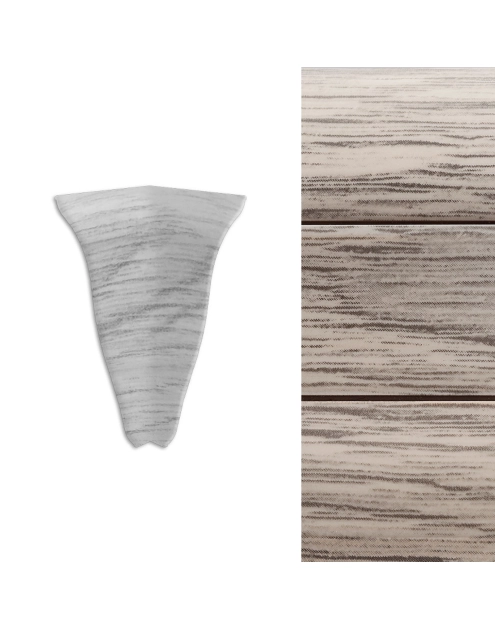 Zdjęcie: Narożnik wewnętrzny do listwy LM55 2 szt. dąb sardinia ARBITON