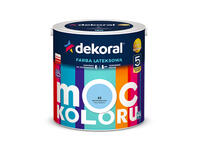 Zdjęcie: Farba lateksowa Moc Koloru niezapominajka 2,5 L DEKORAL