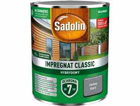 Impregnat ochronno-dekoracyjny hybrydowy Classic 0,75 L ciemny szary SADOLIN