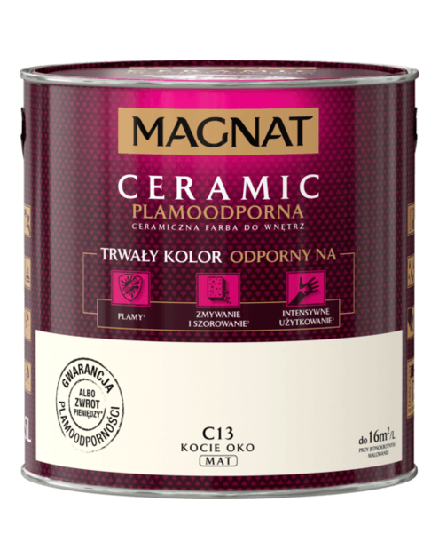 Zdjęcie: Farba ceramiczna 2,5 L kocie oko MAGNAT CERAMIC