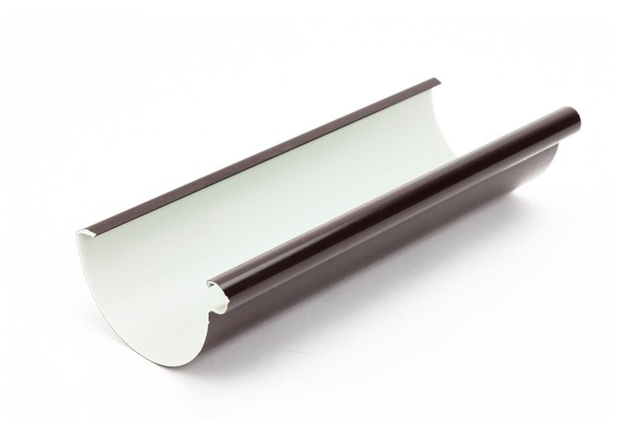 Zdjęcie: Rynna 4 mb - 130 mm UPVC ciemnobrązowy GALECO