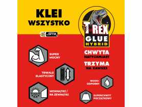 Klej hybrydowy T-Rex 25 ml biały SOUDAL