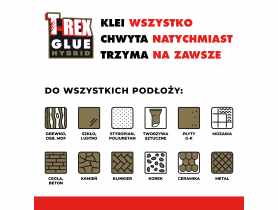 Klej hybrydowy T-Rex 25 ml biały SOUDAL