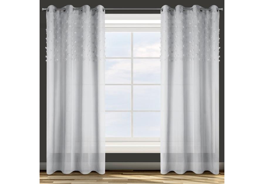 Zdjęcie: Zasłona gotowa D91 Stella 140x250 cm szary EUROFIRANY