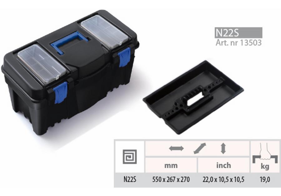 Zdjęcie: Skrzynka narzędziowa Caliber 22 PROSPERPLAST