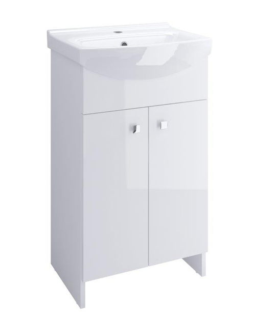 Zdjęcie: Zestaw łazienkowy Sati Cersania 60 cm biała szafka z umywalką CERSANIT