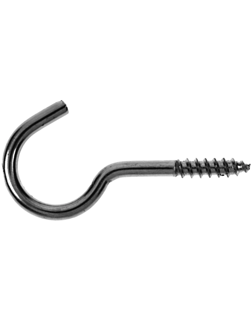 Zdjęcie: Haczyki wkręcane wygięte ocynkowane 2,6x30 mm, 12 sztuk HSI