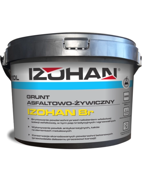 Zdjęcie: Grunt asfaltowo-żywiczny Br 10L IZOHAN